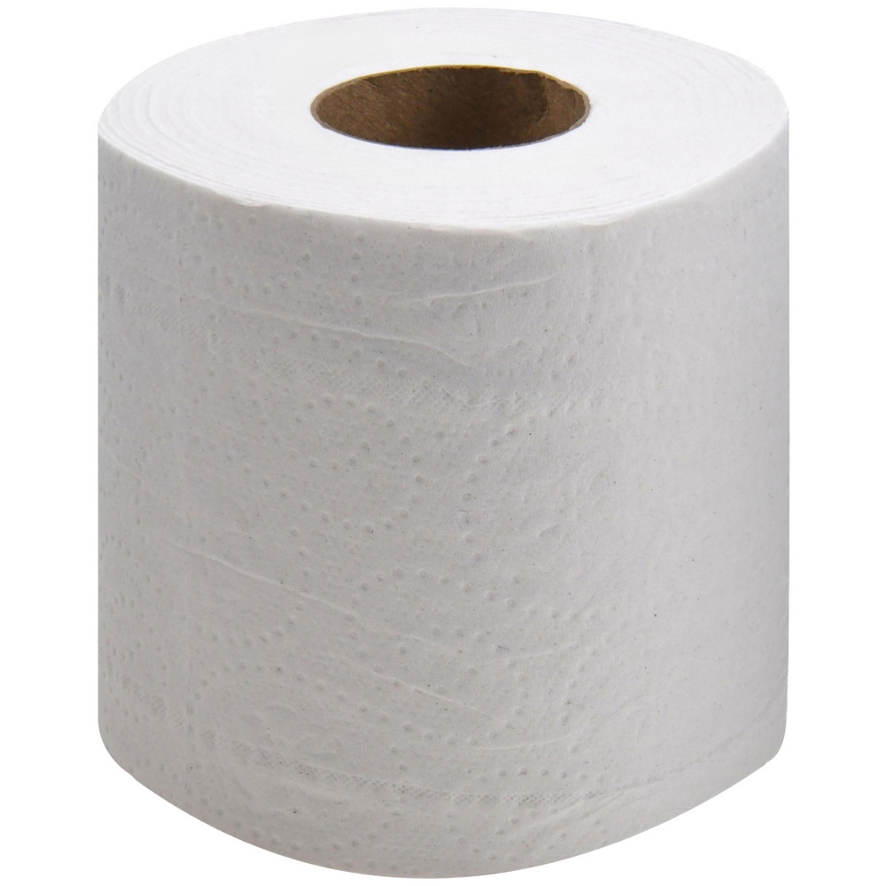 Bathroom Tissue: Standard Roll, Recycled Fiber, 2-Ply, White - 3.6" Sheet Length, 48,000 Sheets