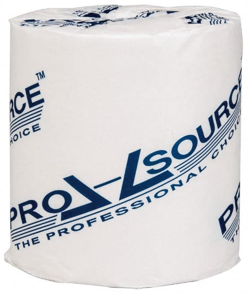 PRO-SOURCE 89816474 Bathroom Tissue: Recycled Fiber, 1-Ply, White 
