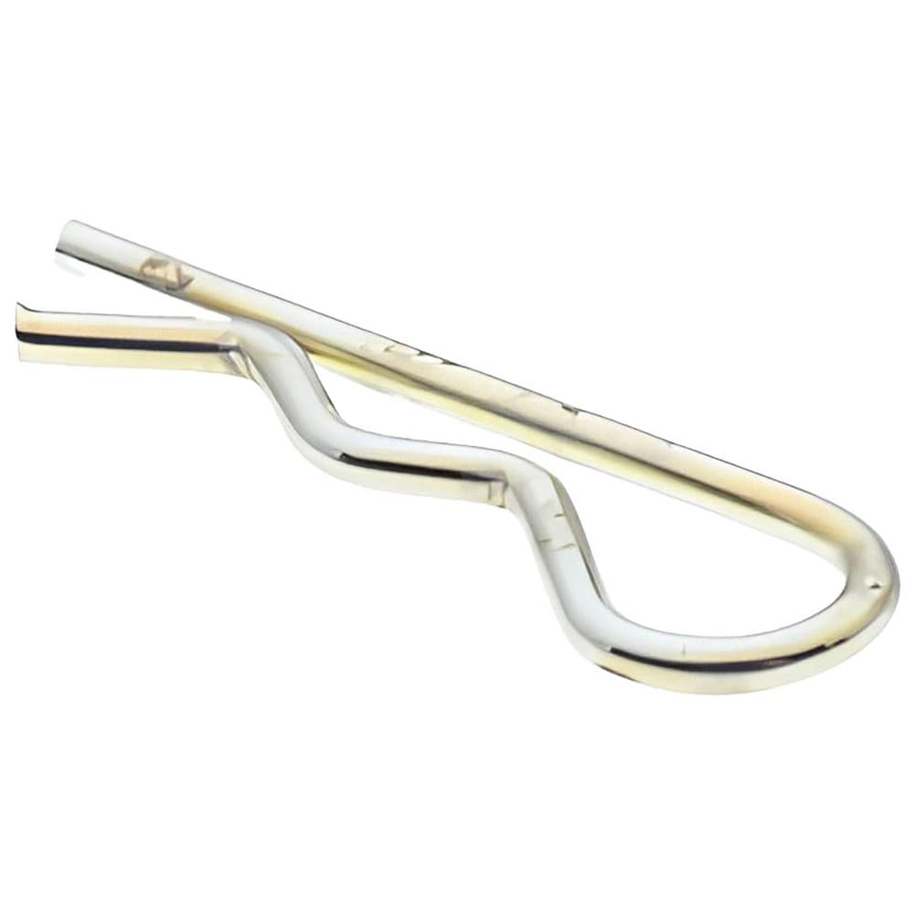 1/8 to 5/32" Shaft Diam, 19/32" Long, 0.028" Wire Diam, Hair Pin Cotter
