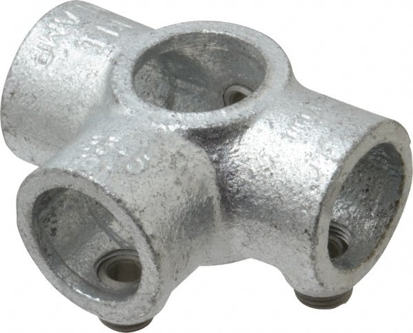Kee 35-5 3/4" Pipe, Side Outlet Tee, Side Outlet Cross, Malleable Iron Cross Pipe Rail Fitting 