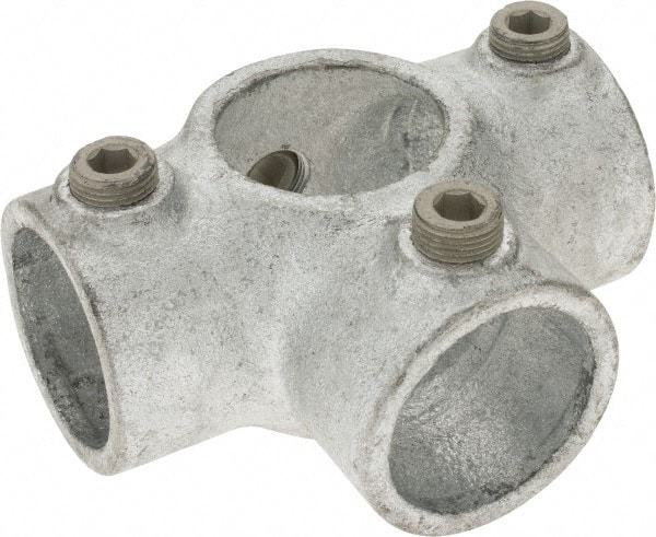 Kee 35-7 1-1/4" Pipe, Side Outlet Tee, Malleable Iron Tee Pipe Rail Fitting 