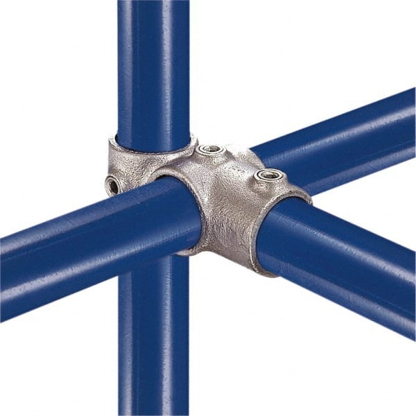 Kee 46-7 1-1/4" Pipe, Socket Tee & Crossover, Malleable Iron Tee & Crossover Pipe Rail Fitting 