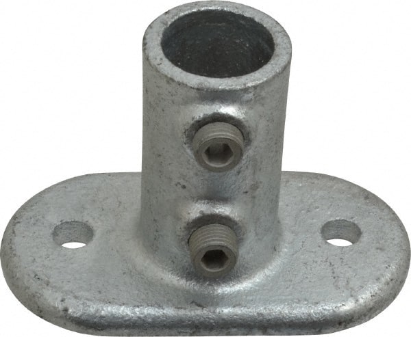 Kee 62-5 3/4" Pipe, Railing Flange, Malleable Iron Flange Pipe Rail Fitting 