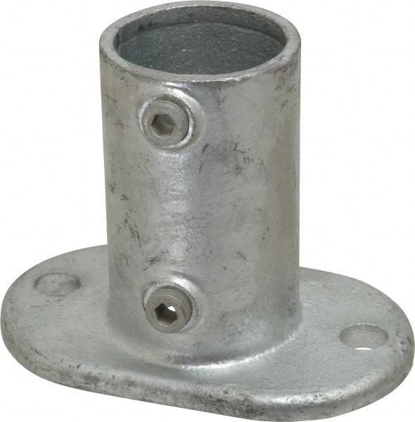 Kee 62-9 2" Pipe, Railing Flange, Malleable Iron Flange Pipe Rail Fitting 