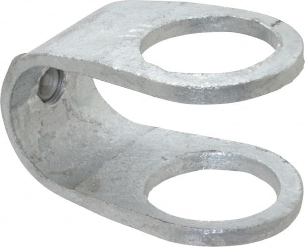 Kee 17-7 1-1/4" Pipe, Clamp-On Crossover, Malleable Iron Cross Pipe Rail Fitting 