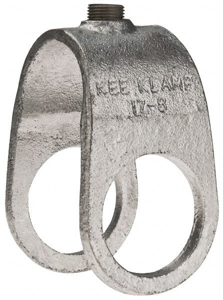 Kee 17-8 1-1/2" Pipe, Clamp-On Crossover, Malleable Iron Cross Pipe Rail Fitting 