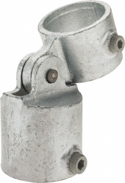Pipe Rail Single Swivel Socket: 2" Pipe - Galvanized