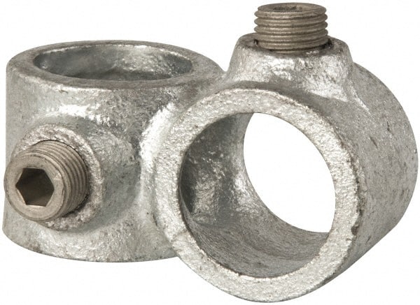 Kee 45-5 3/4" Pipe, Crossover, Malleable Iron Cross Pipe Rail Fitting 