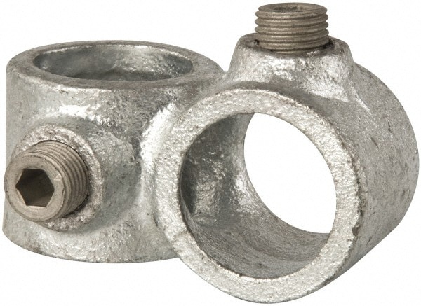 Kee 45-5 3/4" Pipe, Crossover, Malleable Iron Cross Pipe Rail Fitting Image