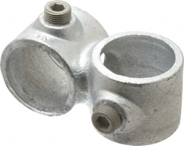 Kee 45-7 1-1/4" Pipe, Crossover, Malleable Iron Cross Pipe Rail Fitting 