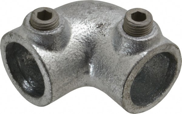 Kee 15-5 3/4" Pipe, 90° Elbow, Malleable Iron Elbow Pipe Rail Fitting 
