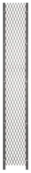 FOLDING GUARD HS7-407-CYL 4 Wide x 7 High, Hinged Single Door for Temporary Structures 