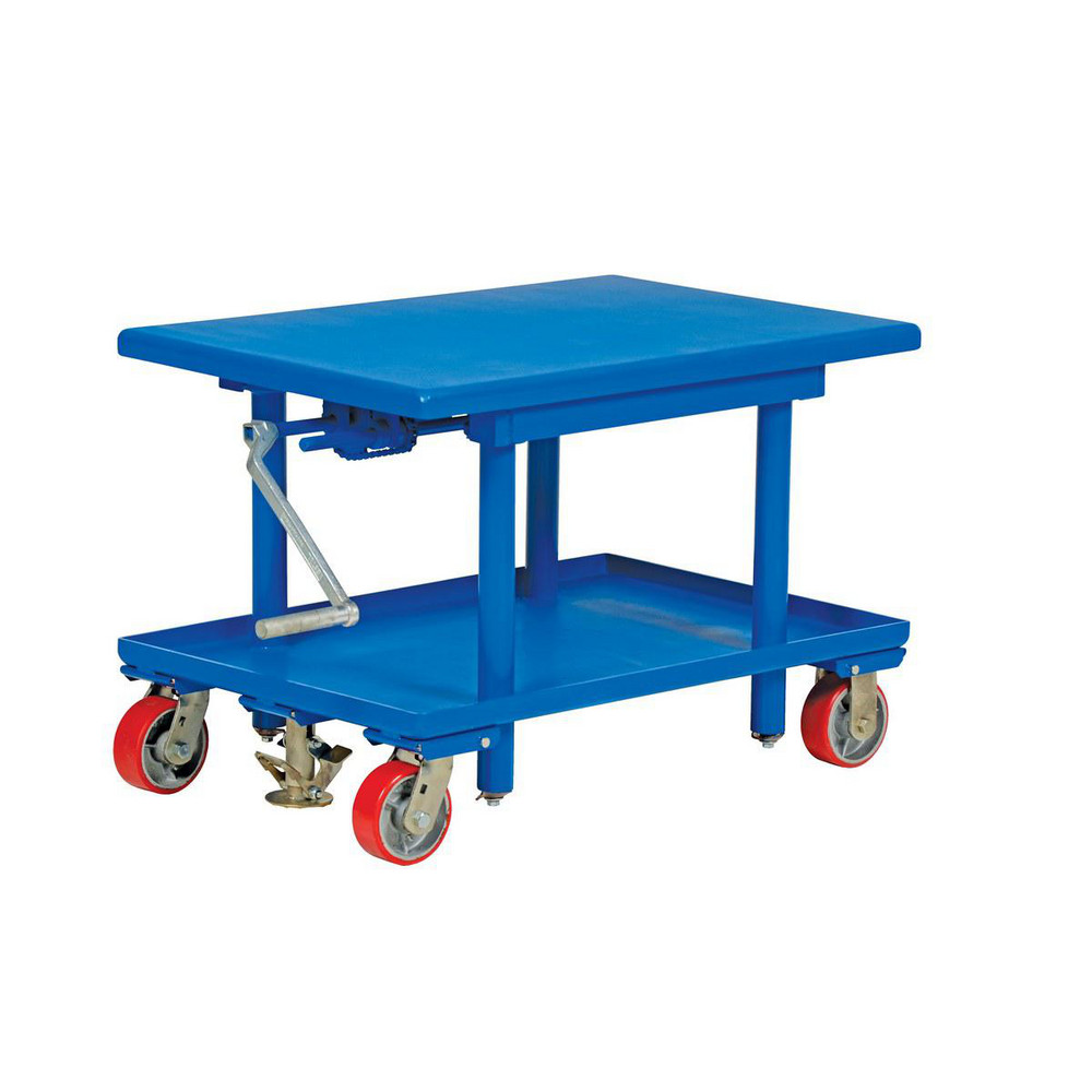 Vestil Mobile Hand Lift Table 2,000 lb Capacity, 24 to 42.19" Lift