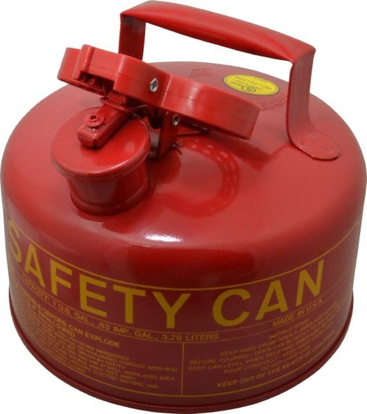Eagle UI10S Safety Can: 1 gal, Steel 