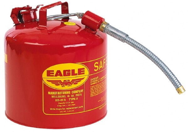 Eagle U251S Safety Can: 5 gal, Steel 