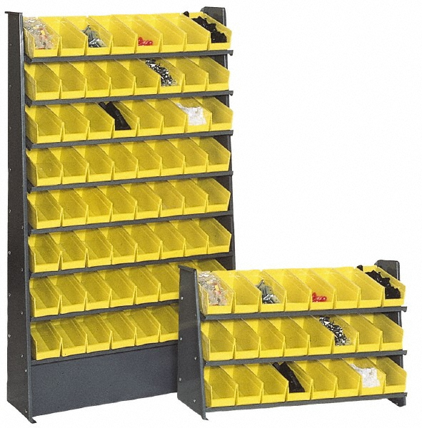 Edsal 12" Deep x 36" Wide x 61" High, Steel Floor Rack 89825707