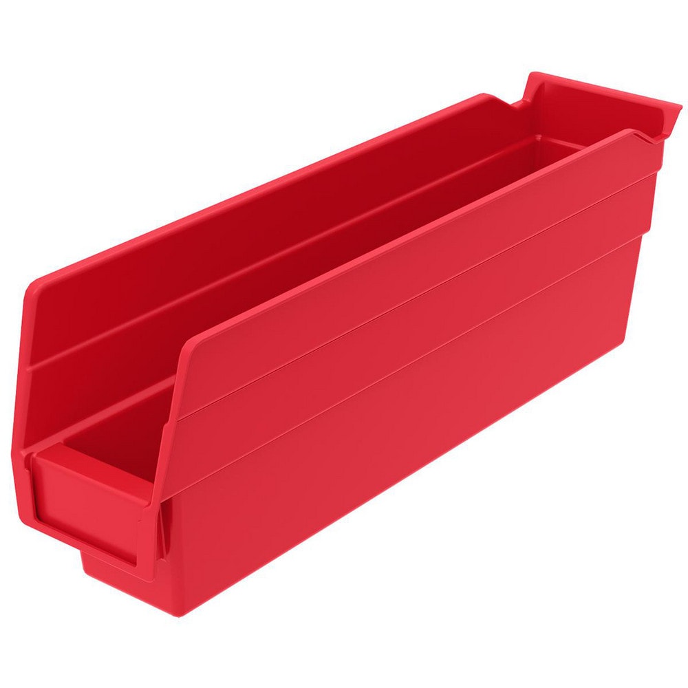 AKRO-MILS 30110 RED Plastic Hopper Shelf Bin: Red Image