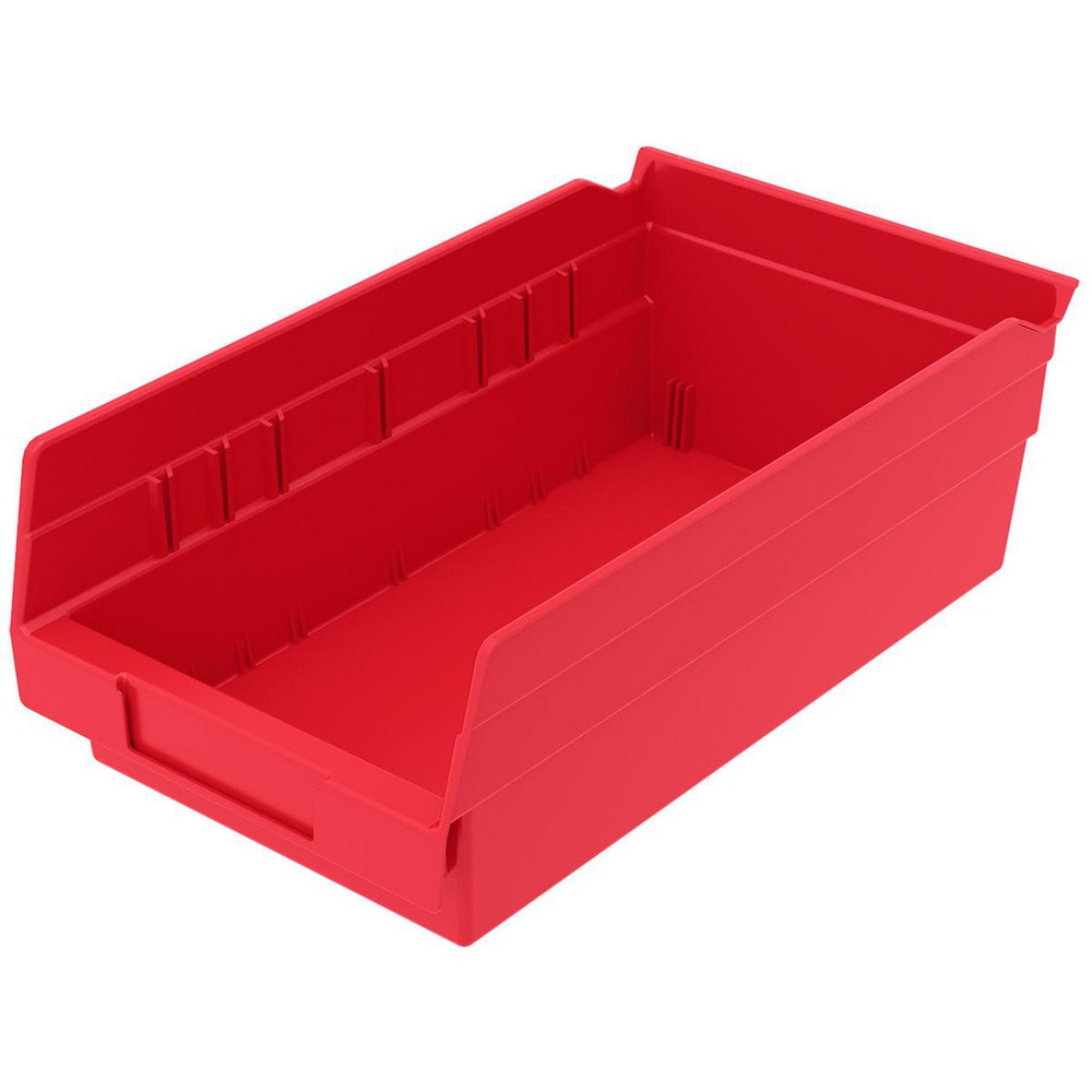 AKRO-MILS 30130 RED Plastic Hopper Shelf Bin: Red Image