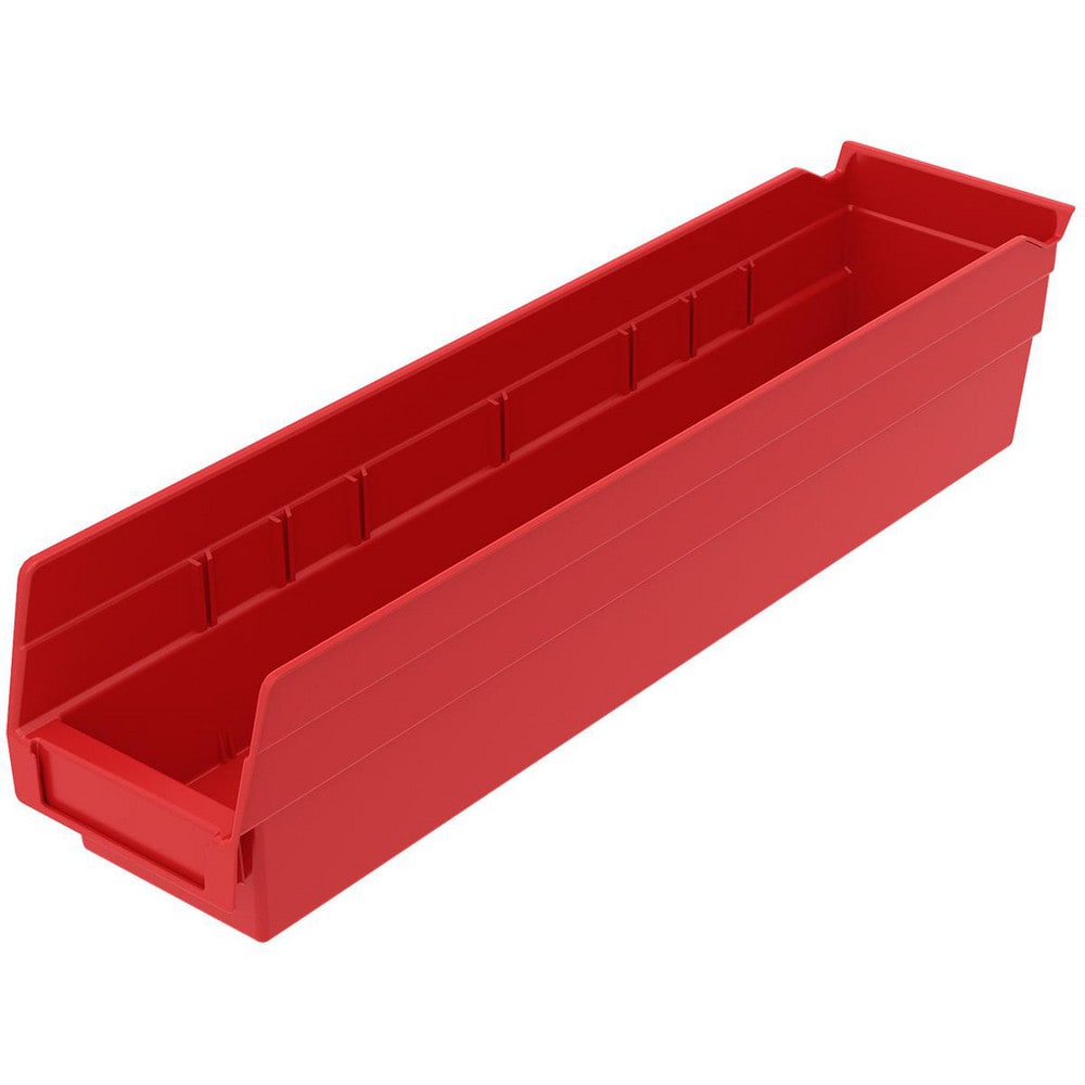 AKRO-MILS 30128 RED Plastic Hopper Shelf Bin: Red Image