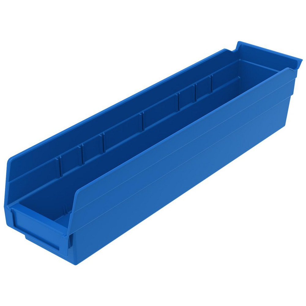 AKRO-MILS 30128 BLUE Plastic Hopper Shelf Bin: Blue Image