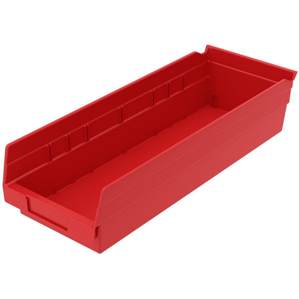 AKRO-MILS 30138 RED Plastic Hopper Shelf Bin: Red Image