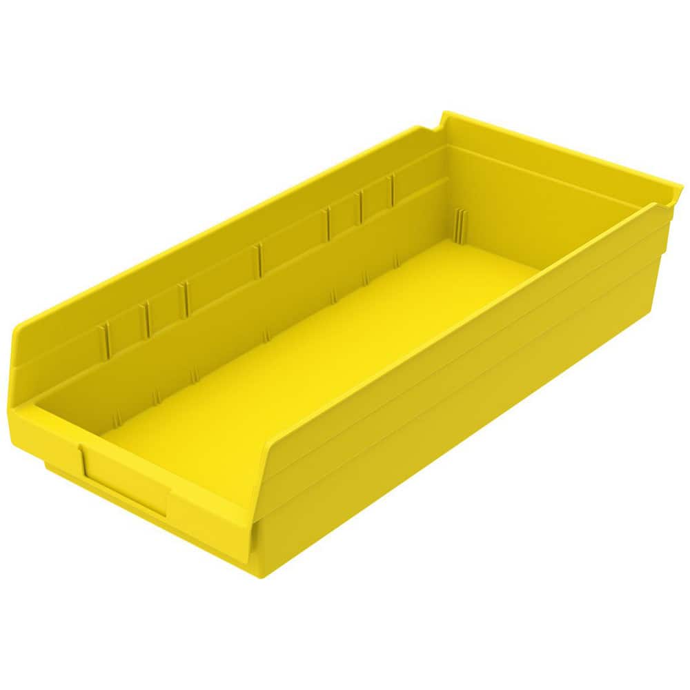 AKRO-MILS 30158 YELLOW Plastic Hopper Shelf Bin: Yellow 