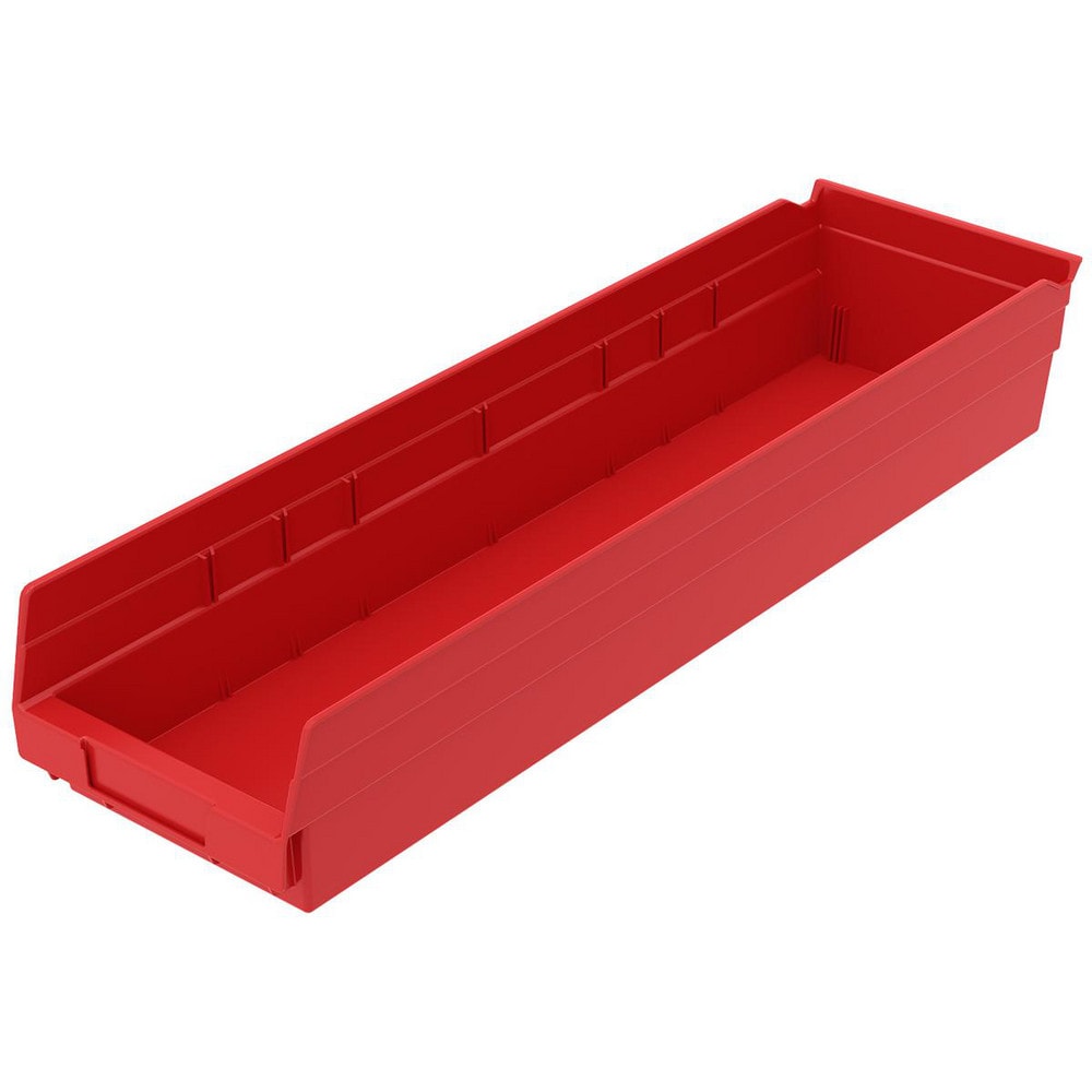 AKRO-MILS 30164 RED Plastic Hopper Shelf Bin: Red Image