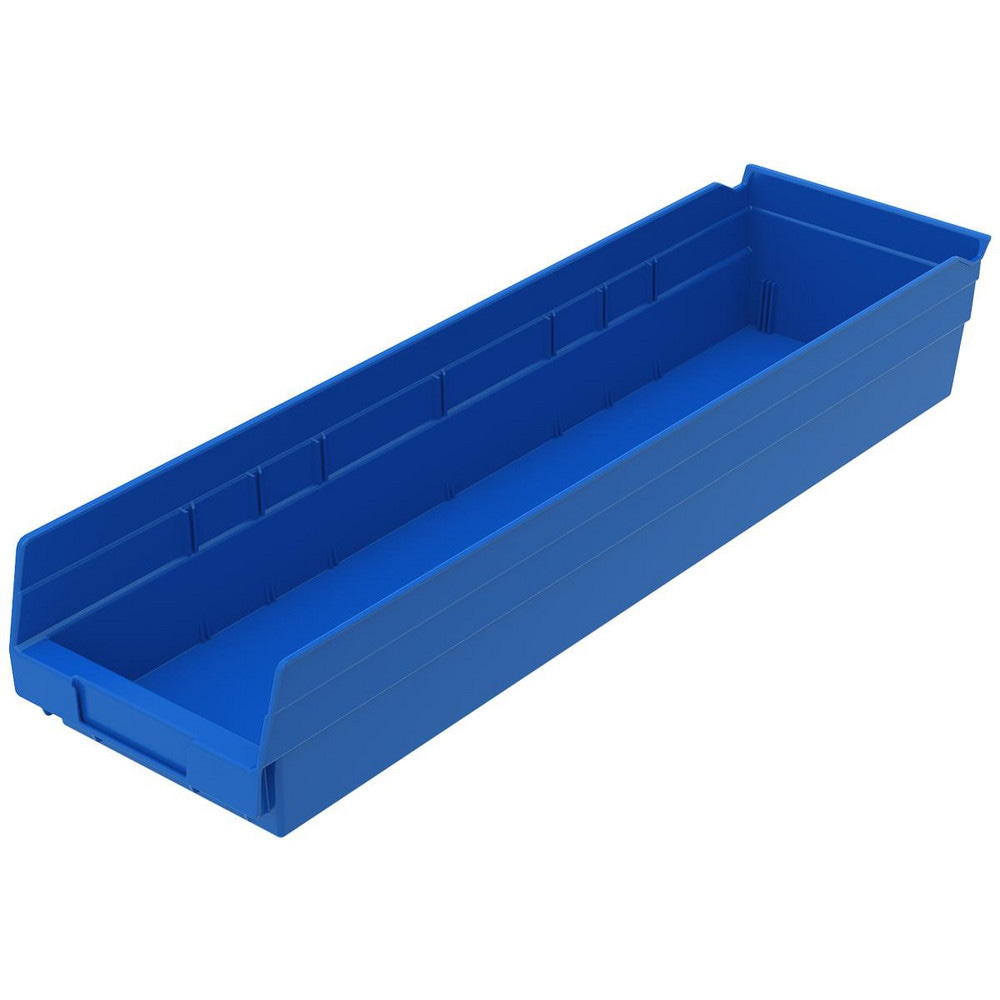 AKRO-MILS 30164 BLUE Plastic Hopper Shelf Bin: Blue Image