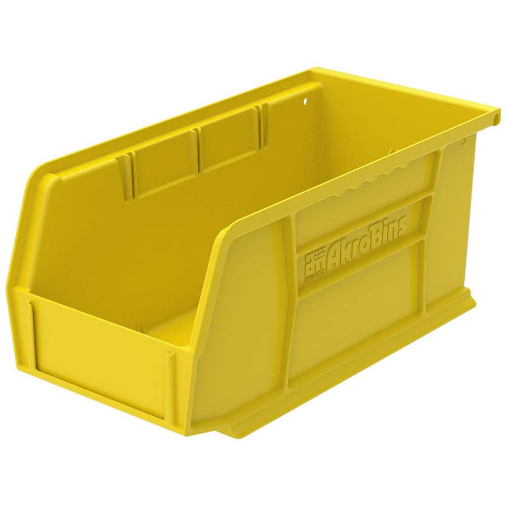AKRO-MILS 30230 YELLOW Plastic Hopper Stacking Bin: Yellow 