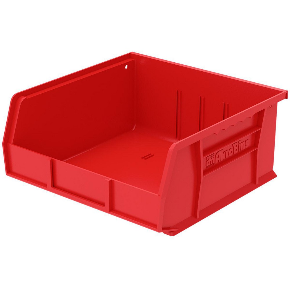 AKRO-MILS 30235 RED Plastic Hopper Stacking Bin: Red Image