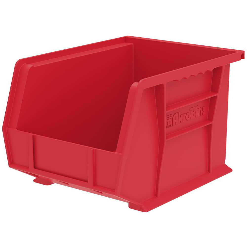AKRO-MILS 30239 RED Plastic Hopper Stacking Bin: Red 