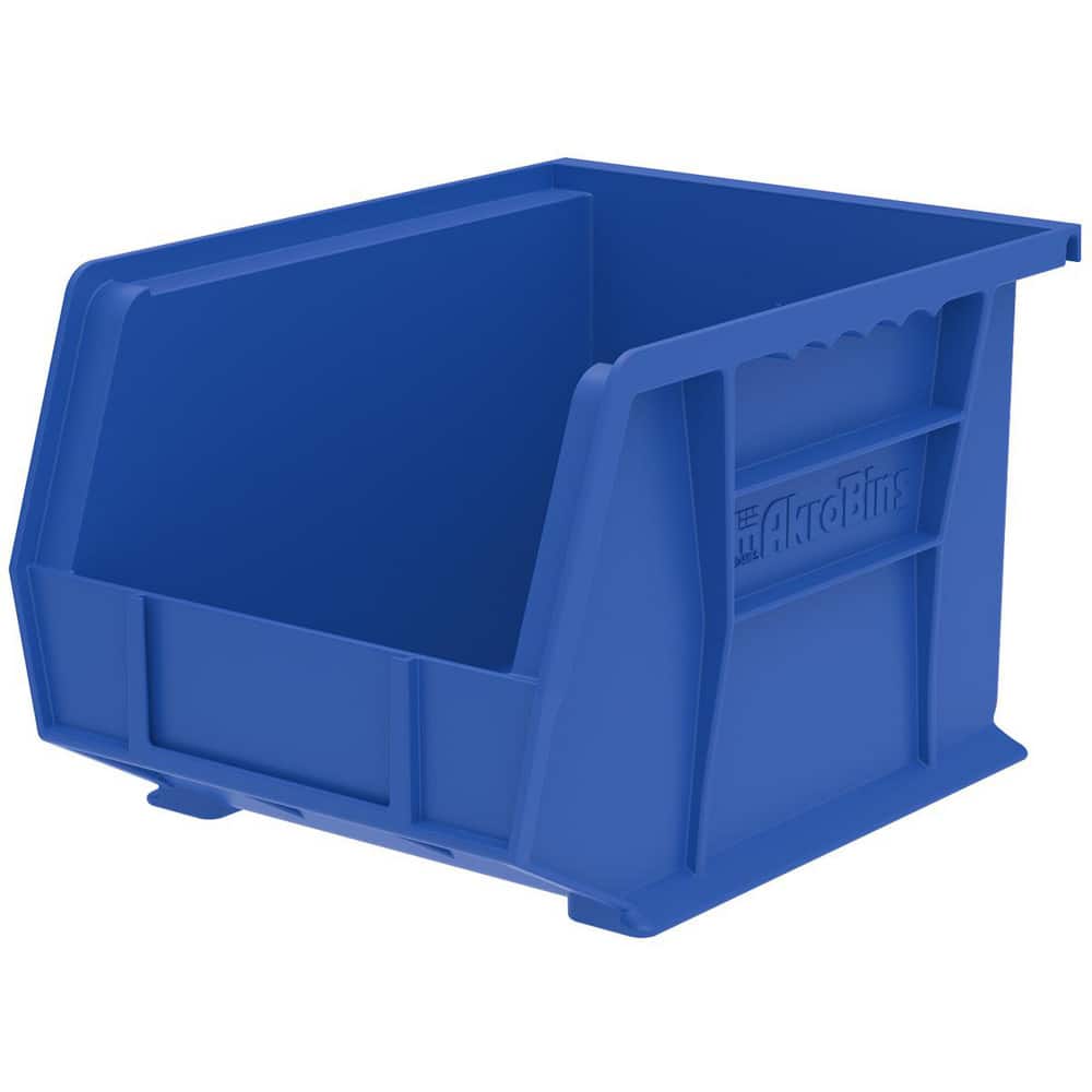 AKRO-MILS 30239 BLUE Plastic Hopper Stacking Bin: Blue 