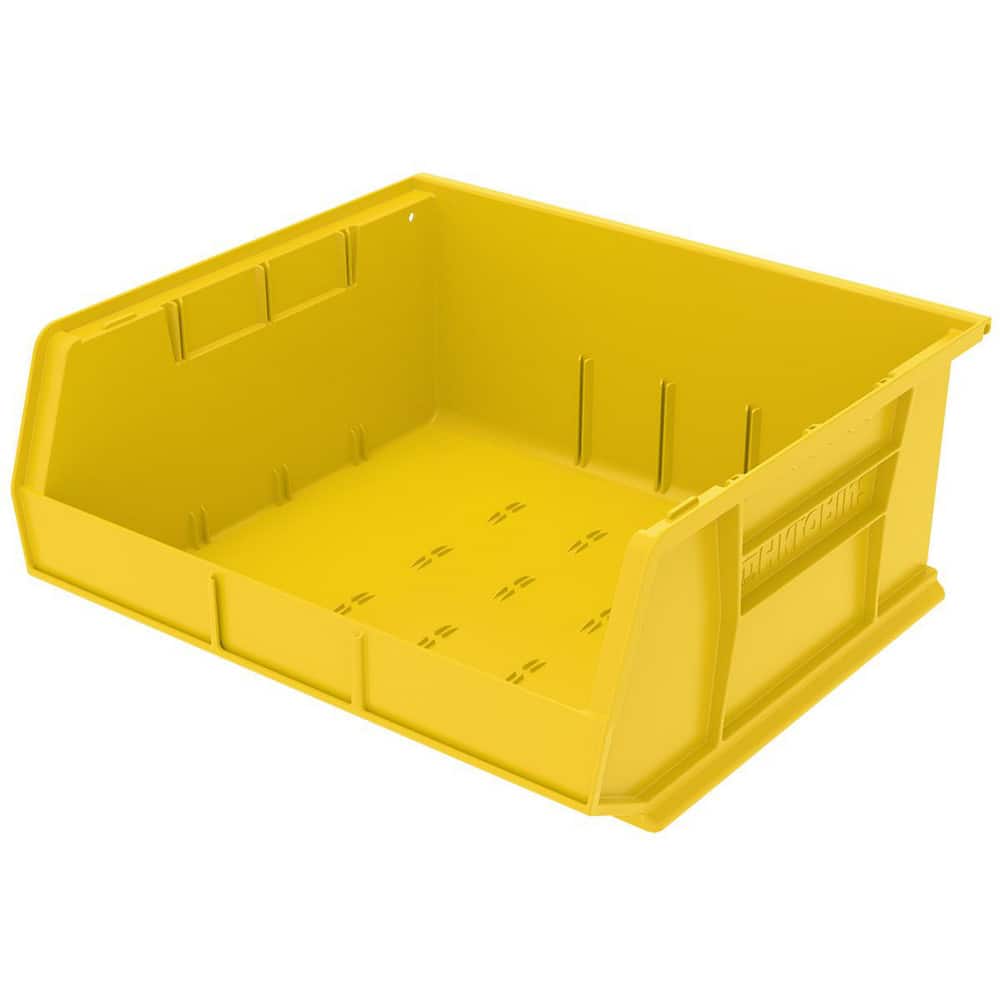 AKRO-MILS 30250 YELLOW Plastic Hopper Stacking Bin: Yellow 