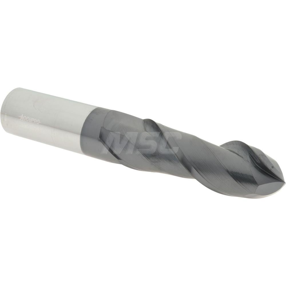 Accupro 12184240 Ball End Mill: 1" Dia, 3" LOC, 2 Flute, Solid Carbide Image