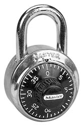 Combination Lock: Steel, 1-7/8" Wide
