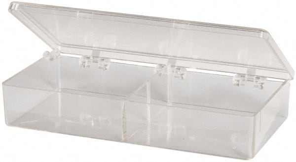 Flambeau - 2 Compartment Clear Small Parts Box - 89846216 - MSC Industrial  Supply