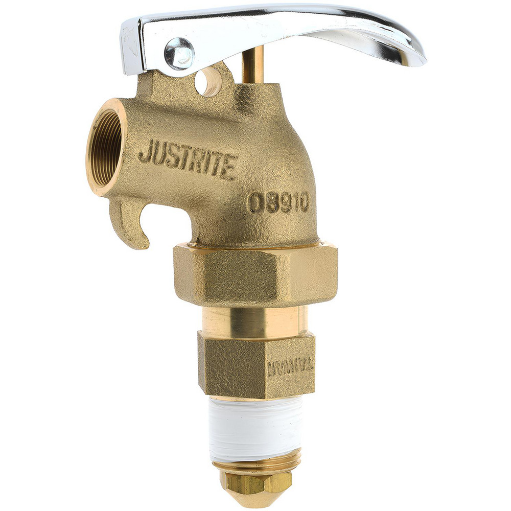 Justrite® 3/4" NPT Brass Adjustable Drum Faucet MSC Direct