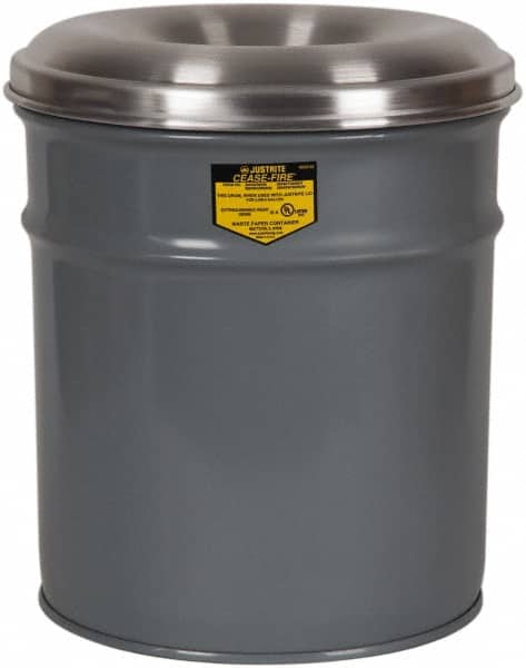 Justrite. 26415 15 Gallon Complete Unit Fire Resistant Steel Drum and Head 