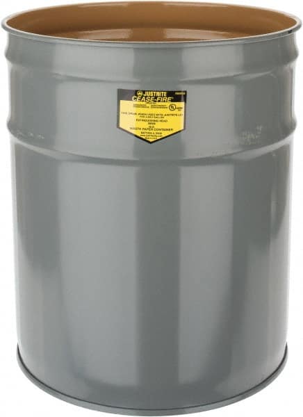 Justrite. 26040 4-1/2 Gallon Fire Resistant Steel Drum 