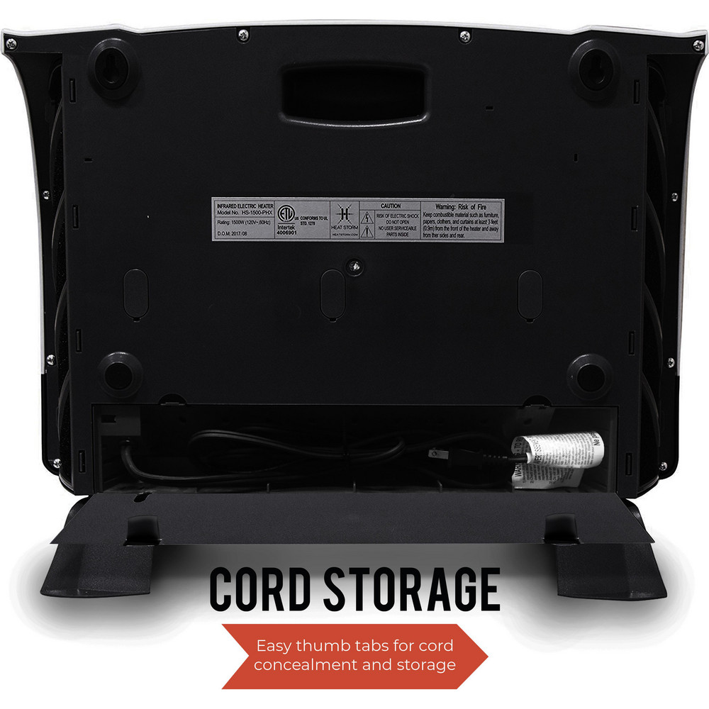 Heat Storm Workstation & Personal Heaters; Type Infrared Heater