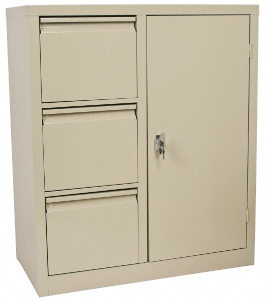 Edsal File Cabinet Combinations Type File Cabinet Combo Color Putty 89857528 Msc Industrial Supply