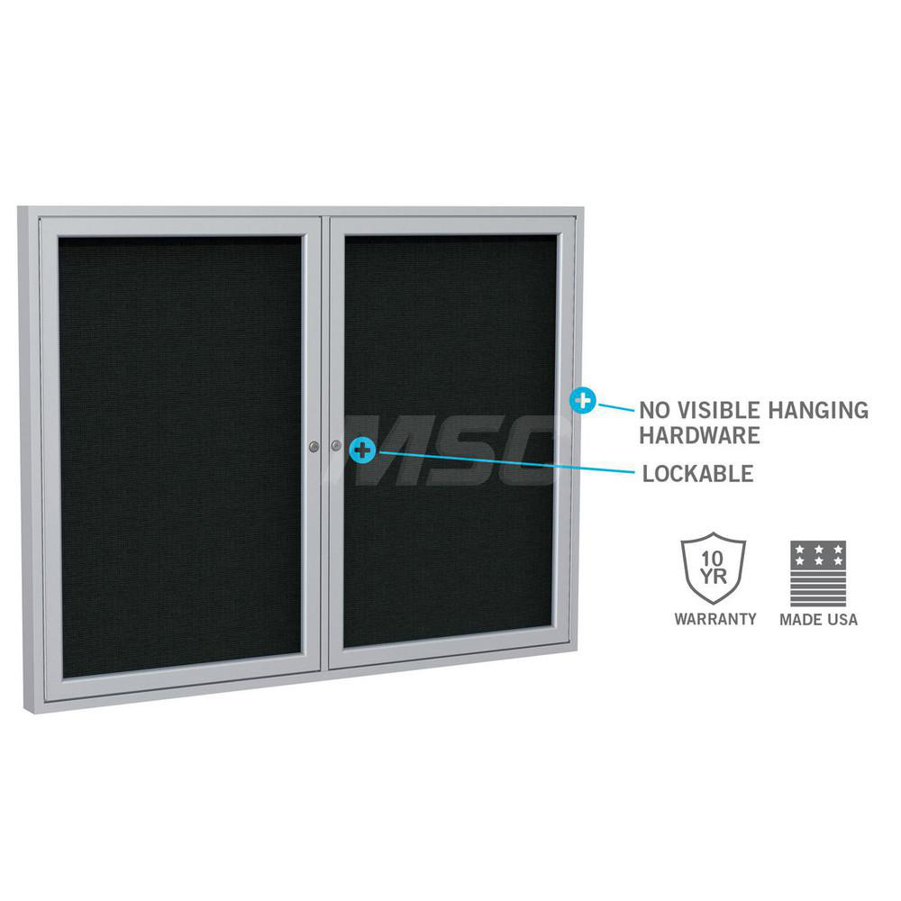 Ghent Cork Bulletin Boards; Style Enclosed Letterboard ; Color