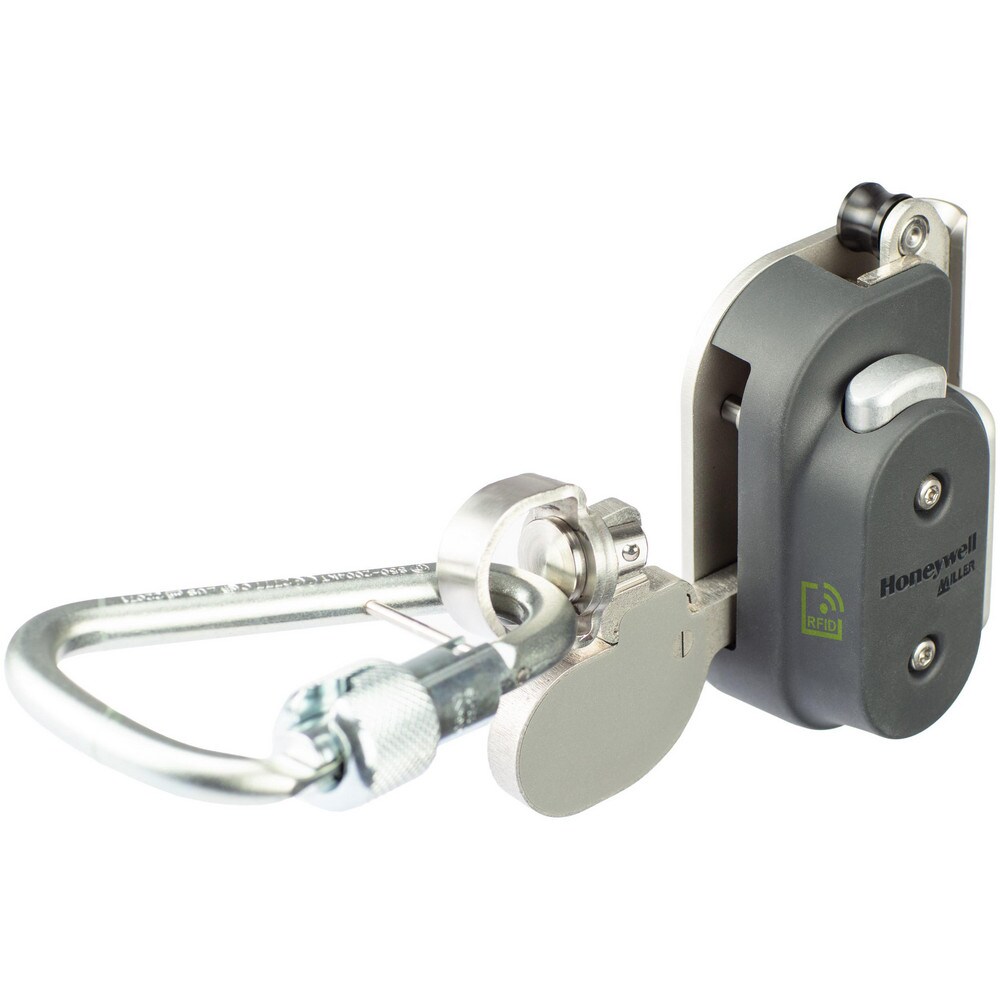 Carabiners; Gate Type: Triple Locking ; Tensile Strength: 3300lbf ; Color: Black; Silver ; Overall Length: 9.90