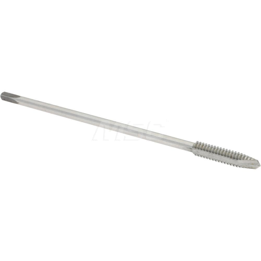 Extension Tap: 10-24, 2 Flutes, H3, Bright/Uncoated, High Speed Steel, Spiral Point