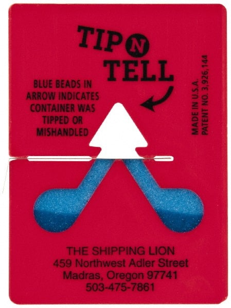 Pack of 100 Tip-N-Tell Concealed Damage Indicators Shipping Labels