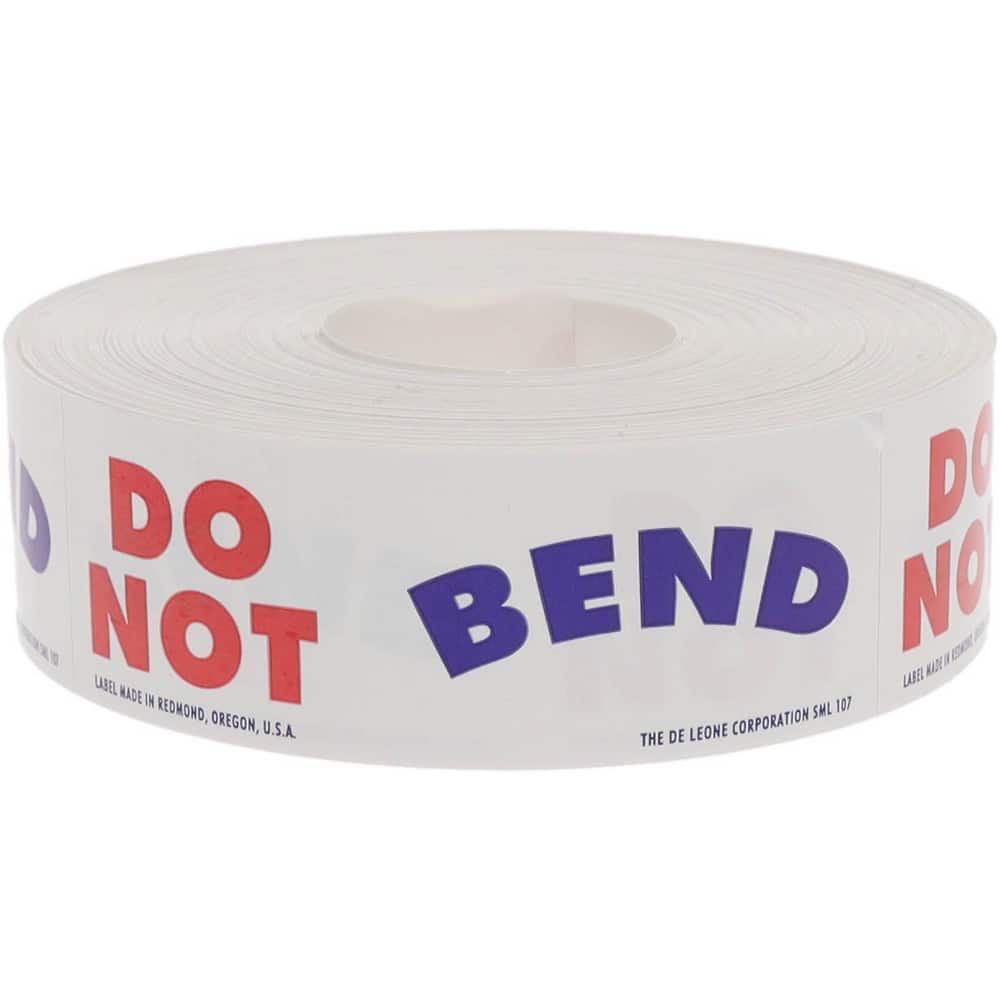 Do Not Bend Shipping Label