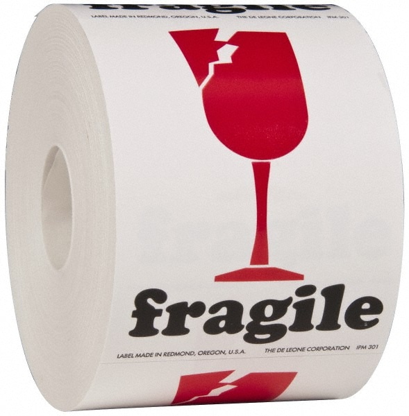 Made in USA IPM 301 Fragile Shipping Label Image