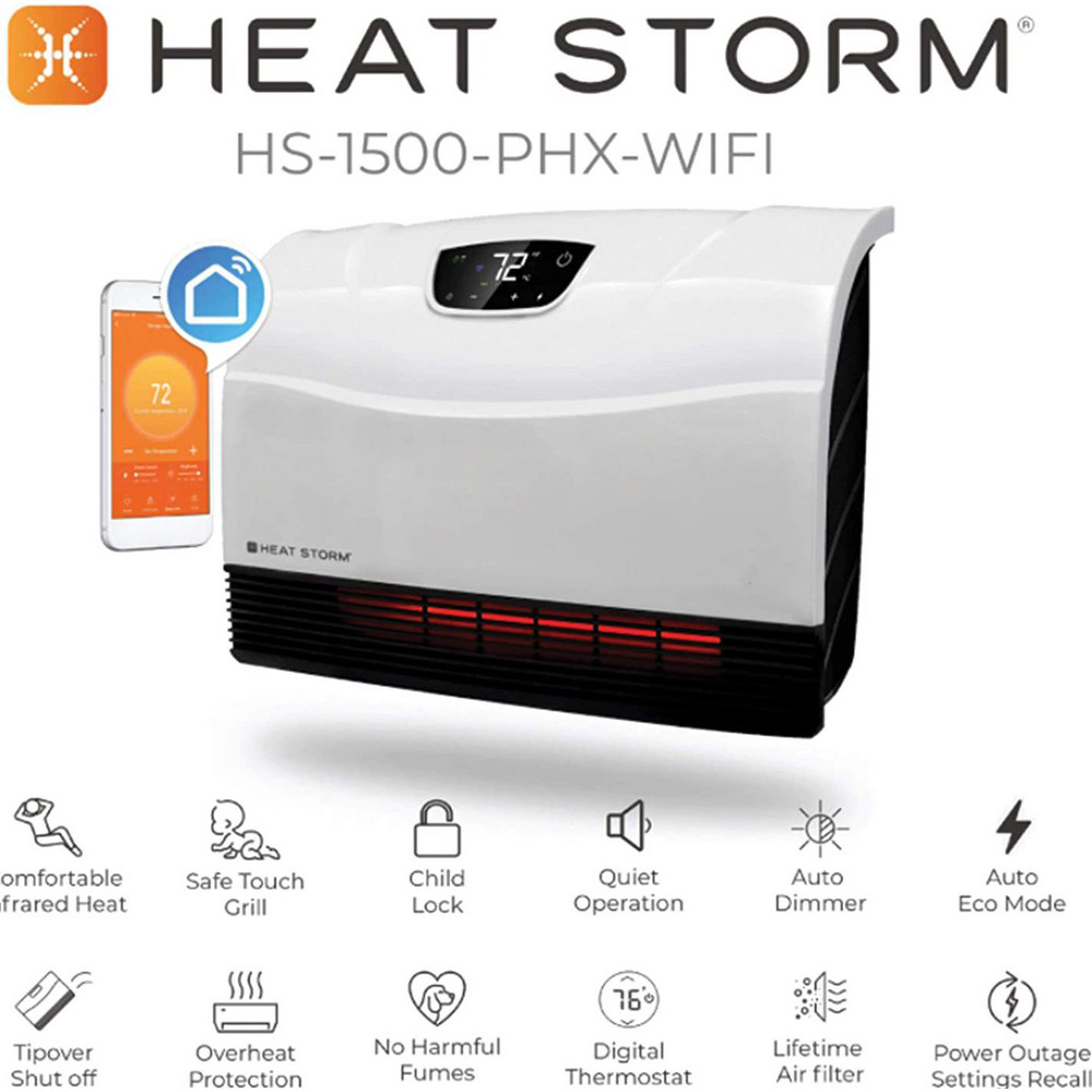 Heat Storm Workstation & Personal Heaters; Type Wifi Enabled