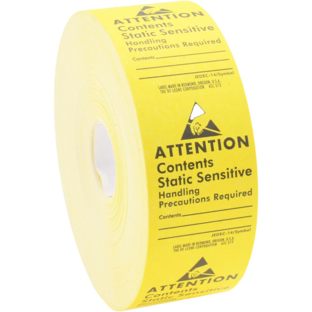 Attention Contents Static Sensitive Shipping Label