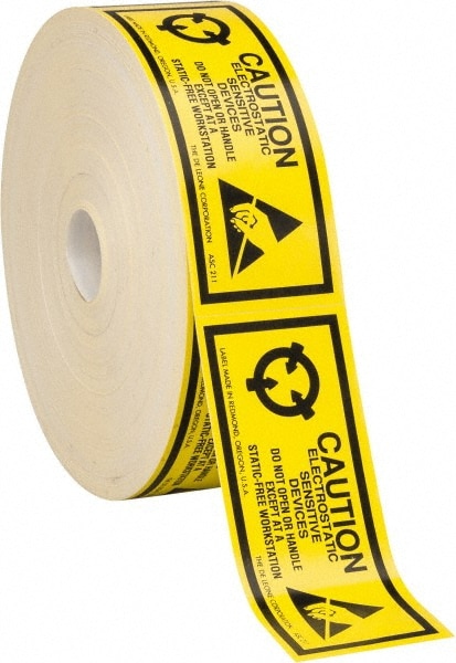 Made in USA ASC211 Caution Electrostatic Sensitive Devices Shipping Label Image